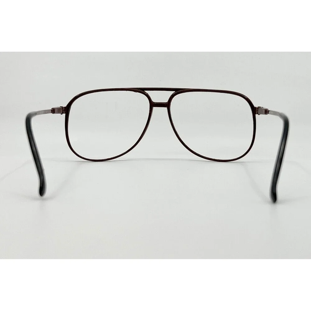 Zimco Carbon H Eyeglasses Mens Brown Aviator Frames 56-18-140